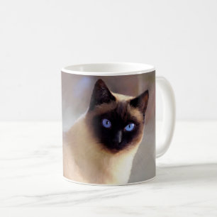 Caneca De Café Gato 613 siamês