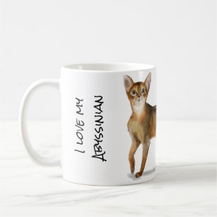 Caneca De Café Gato Abissino