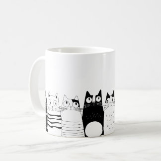 Caneca De Café Gato adorável sentado