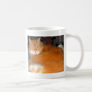 Caneca De Café Gato alaranjado grande