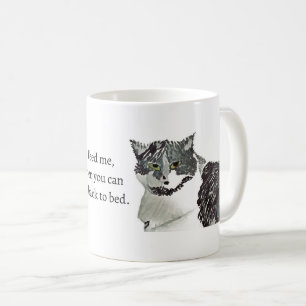 Caneca De Café Gato - Alimente-me, então você pode voltar para a