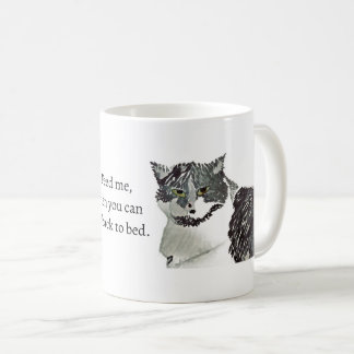 Caneca De Café Gato - Alimente-me, então você pode voltar para a
