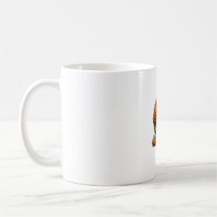 Caneca De Café Gato Andando Horror T-rex Como Zombie Halloween Ki
