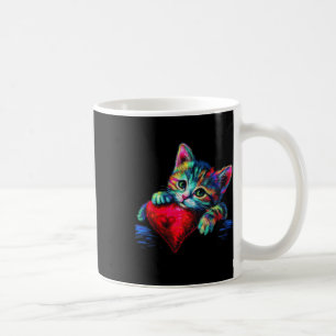 Caneca De Café Gato-Arco-Íris, Gato-Gato-Gato, Abraçando Gatinho