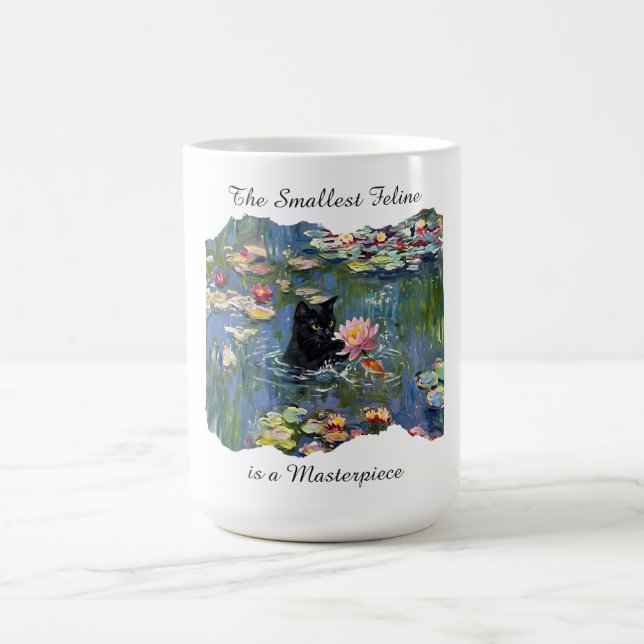 Caneca De Café Gato Artístico Fofo É um Gato Primoroso (Centro)