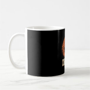 Caneca De Café Gato Assustador Gráfico Vintage de Halloween Lua