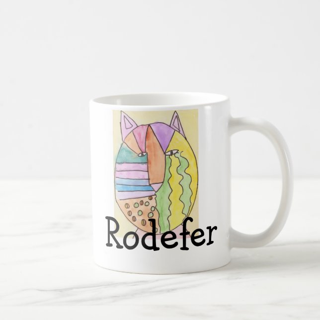 Caneca De Café Gato-Biscoito de Laineys, Rodefer (Direita)