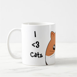 Caneca De Café Gato bonito do gatinho da chita de Kawaii