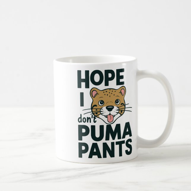 Caneca De Café Gato Bonito Esperança Não Pumar Desenho de Cartoon (Direita)