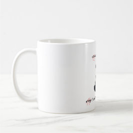 Caneca De Café Gato + Café = Garras” Design Minimalista