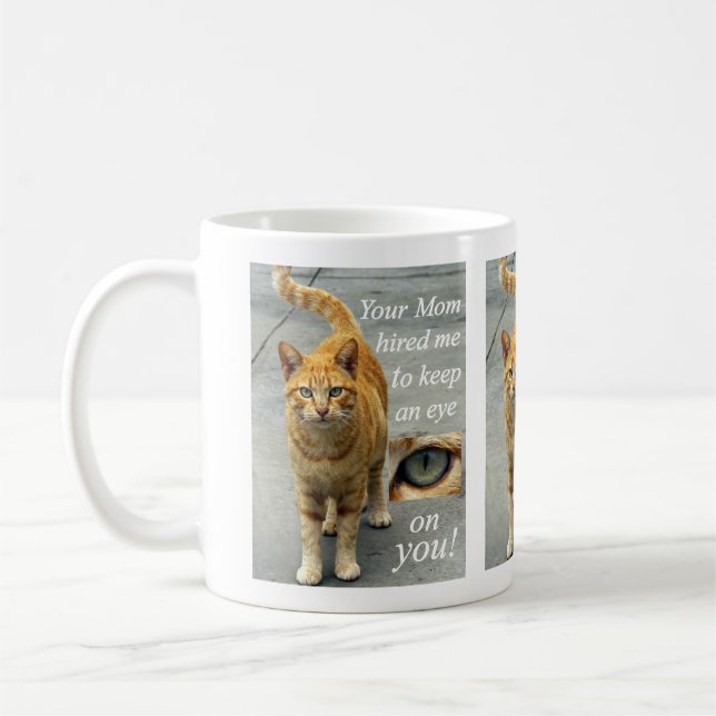 Caneca De Café Gato Cujo Comentário Comenta Mug (Esquerda)