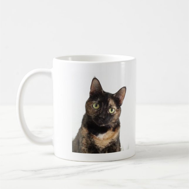 Caneca De Café Gato da concha de tartaruga (Esquerda)