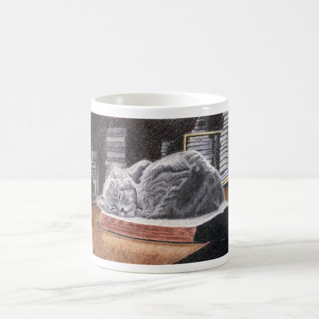 Caneca De Café Gato da Livraria (Centro)