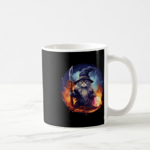 Caneca De Café Gato de Assistente de Encantação de Feiticeiros Ma
