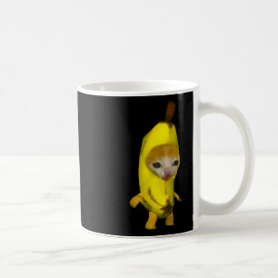 Caneca De Café Gato de Banana Feliz Bananacat Meme Kitty Cat Lov