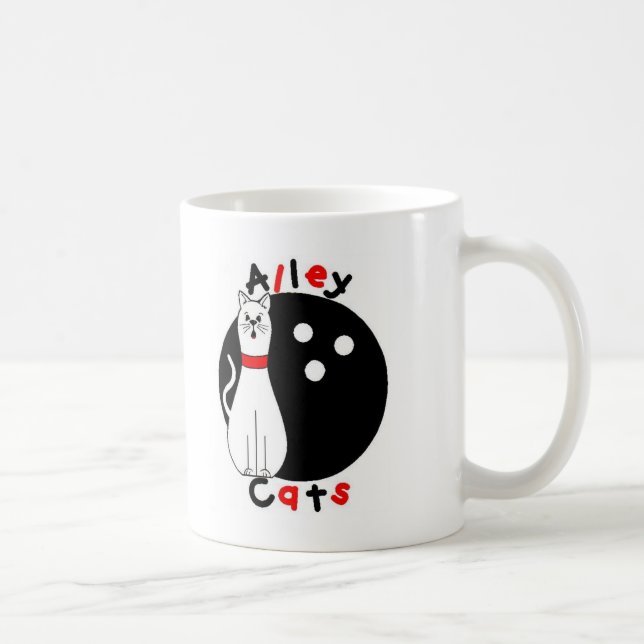 Caneca De Café Gato de beco (Direita)