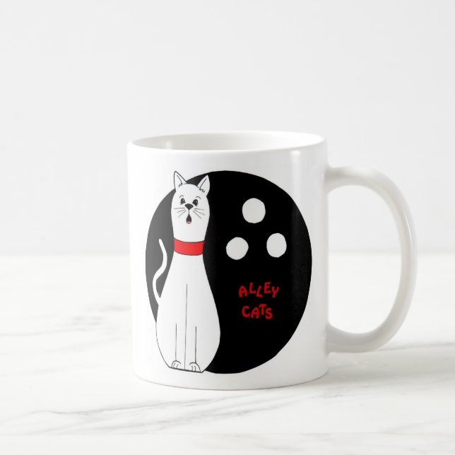 Caneca De Café gato de beco, gato de beco (Direita)
