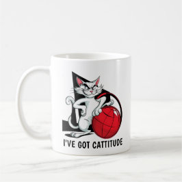 Caneca De Café Gato de Captura Engraçado