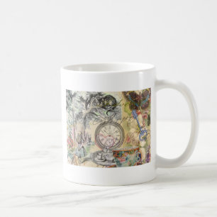 Caneca De Café Gato de Cheshire Alice no País das Maravilhas Clás