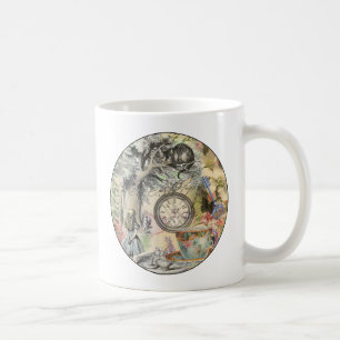 Caneca De Café Gato de Cheshire Alice no País das Maravilhas Clás