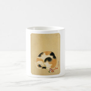 Caneca De Café Gato de chita japonês, Hanabusa Itchō
