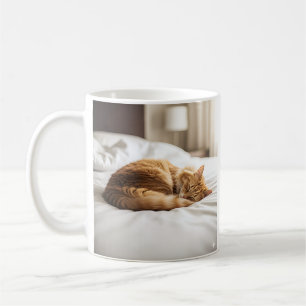 Caneca De Café Gato De Dormir Cozy