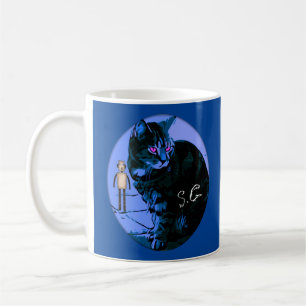 Caneca De Café Gato De Estrada No Jogo Da Aventura