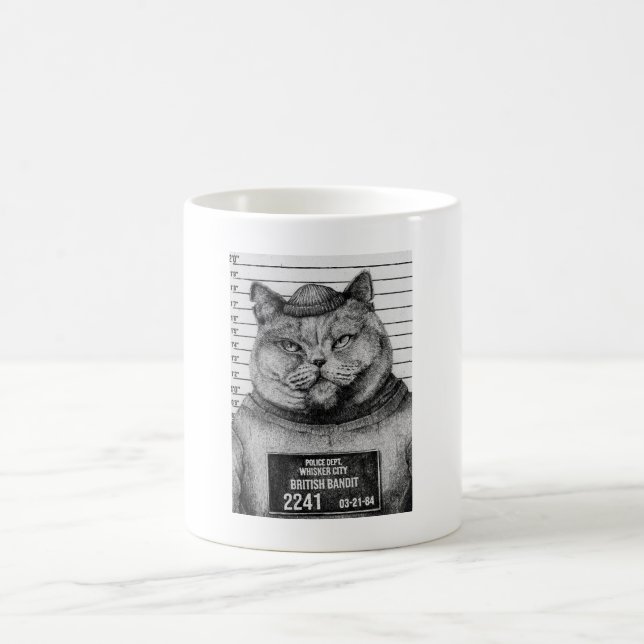 Caneca De Café Gato de gato (Centro)