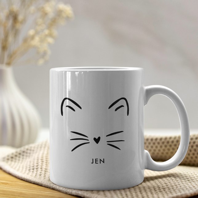 Caneca De Café Gato-de-gato (Criador carregado)