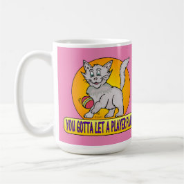 CANECA DE CAFÉ GATO DE JOGADOR DE CARTÕES