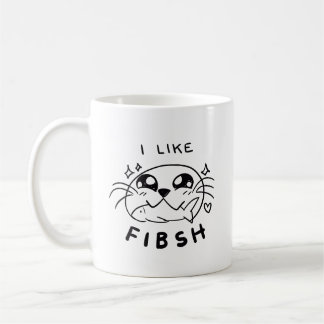 Caneca De Café Gato De Kawaii Gato De Selo