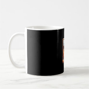 Caneca De Café Gato de Laranja Dia de as Bruxas engraçado Cute co
