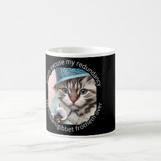 Caneca De Café Gato de Luxo Italiano: Ombre