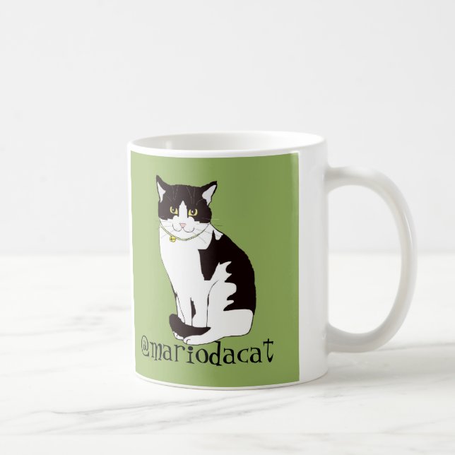 Caneca De Café Gato de Mario a Dinamarca (Direita)