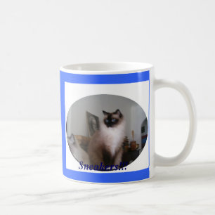 Caneca De Café Gato de Mitted Ragdoll do selo, sapatilhas!!!