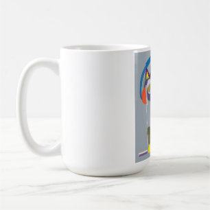 Caneca De Café Gato de Música de Natal · vibra bonito ·