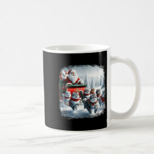 Caneca De Café Gato De Natal Gatos Engraçados Para Todos Os Homen