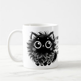 Caneca De Café Gato de pensamento excessivo