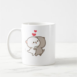 Caneca De Café Gato de Pêssego de Mochi Cugado