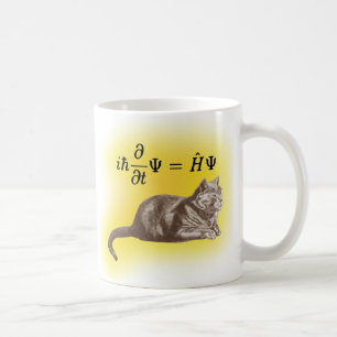 Caneca De Café Gato de Schrodinger