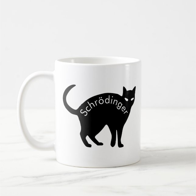Caneca De Café Gato de Schrödinger (Esquerda)