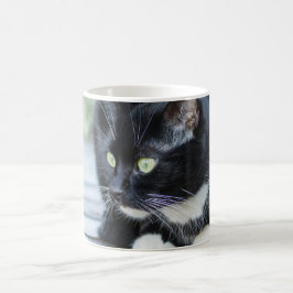 Caneca De Café Gato de smoking preto e branco