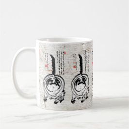 Caneca De Café Gato De Tabby Japonês Com Brisas Chonky