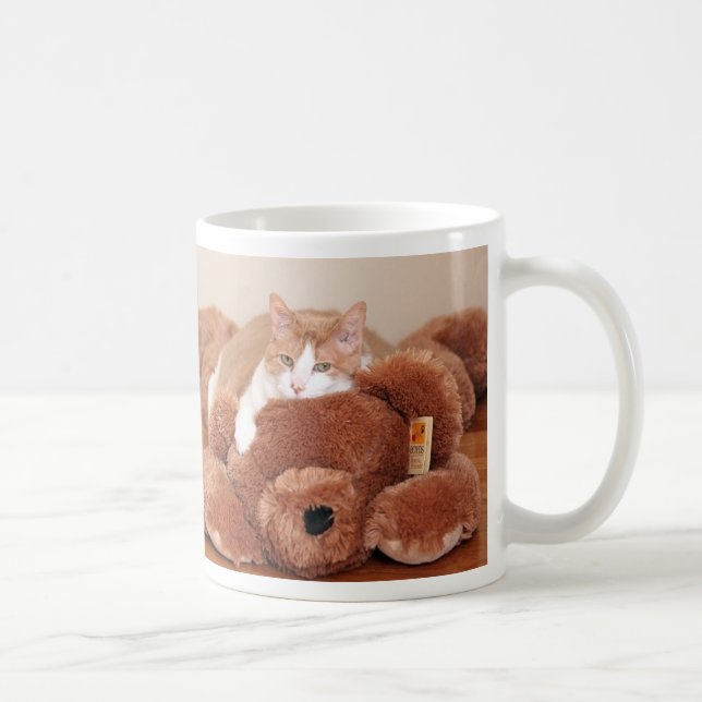 Caneca De Café Gato de urso do ursinho (Direita)