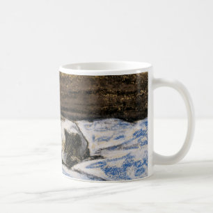 Caneca De Café Gato dormindo na cama