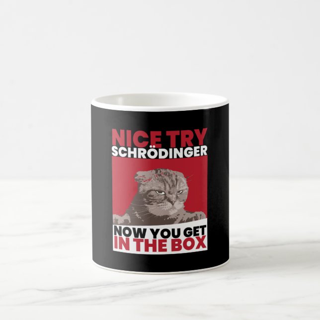 Caneca De Café Gato dos Schoedinger Schoedingers (Centro)