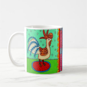 Caneca De Café Gato e Cockeral
