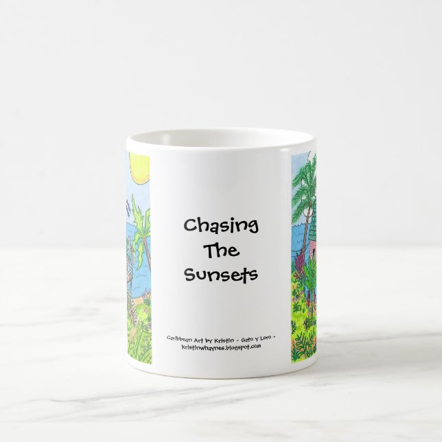 Caneca De Café Gato e copo de loro (Centro)