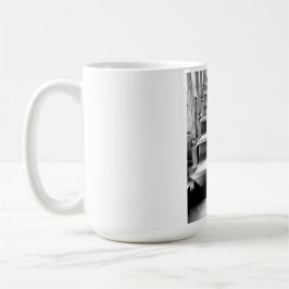 Caneca De Café Gato e escadas