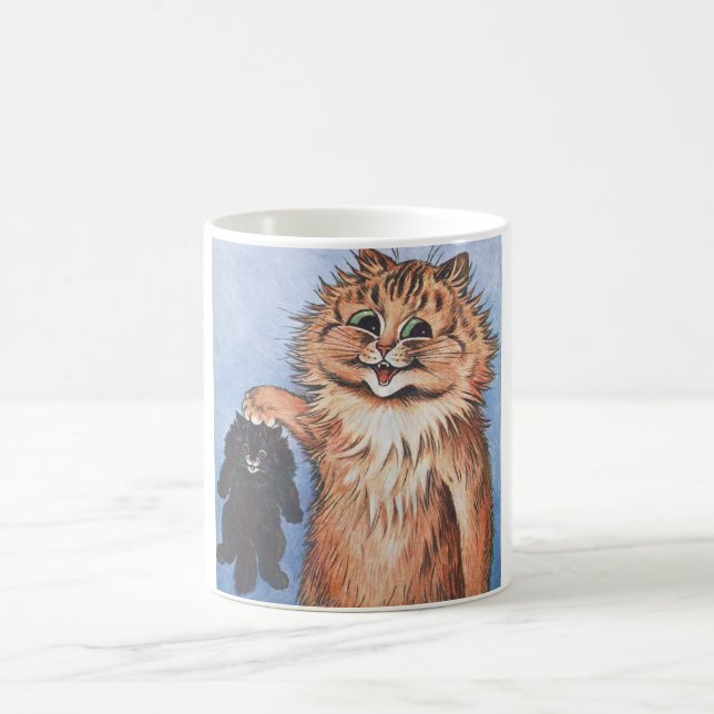 Caneca De Café Gato e Gatinhos, Louis Wain (Centro)